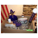 ASST. VINTAGE LIQUOR DECANTERS, CROWN ROYAL BAGS