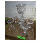 CRYSTAL WATER GLASSES