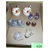 VTG  & NEWER S&P SHAKERS (GORHAM FROG & TURTLE)