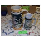 2 VINTAGE STEINS (1 AVON CERAMARTE BRAZIL)