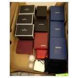 *EMPTY* WATCH / JEWELRY BOXES (BULOVA, SEIKO, >>>>