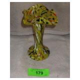 VINTAGE MURANO ART GLASS ? VASE  7'