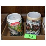 BUSCH GARDENS STEIN & BUDWEISER STEIN