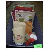 ASST. FALL RUNNERS, PLACEMATS, HAND TOWELS & WASH>