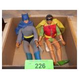 VINTAGE 1970'S BATMAN & ROBIN ACTION FIGURES