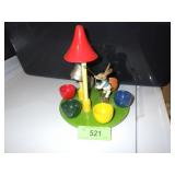 VINTAGE VEB HOLZWAREN GAHLENZ WOODEN EASTER >>>