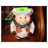PIG CHEF COOKIE JAR