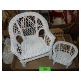 WICKER DOLL CHAIRS
