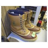 VINTAGE SOREL WOOL LINED WATERPROOF BOOTS (9)