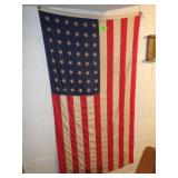 VINTAGE 48 STAR AMERICAN FLAG 3' x 5' - NYLON