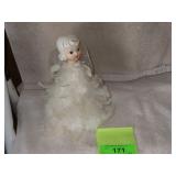 VINTAGE HOLT HOWARD? CERAMIC & FEATHER TREE TOPPER