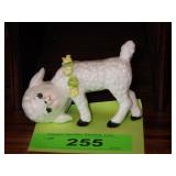 VINTAGE CERAMIC BABY LAMB FIGURINE