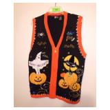 HOLIDAY TRADITIONS HALLOWEEN SWEATER VEST (1X)