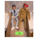 VINTAGE LONE RANGER & TONTO ACTION FIGURES