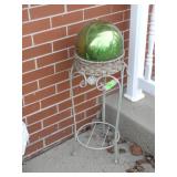GAZING BALL IN PLANT STAND (26' STAND)