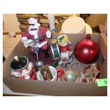 ASST. CHRISTMAS DECOR - B.O. SANTA (UNTESTED), >>>