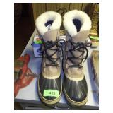 VTG KAUFMAN SOREL WOOL LINED WATERPROOF BOOTS (8)