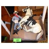 1973 GABRIEL THE LONE RANGER AND SILVER THE HORSE