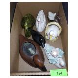 VINTAGE & NEWER DUCK PLANTERS, CANDLE HOLDER,>>>>