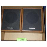 TECHNICS BOOK SHELF SPEAKERS (UNTESTED)