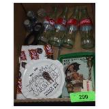 SCHLITZ BEER BAG, ASHTRAY, TIP TRAY,CORK STOPPERS>