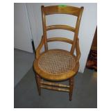VINTAGE CHAIR W/ CANED SEAT