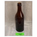 VTG FINKE-UHEN BREWING CO. BOTTLE BURLINGTON WI.