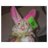 VTG PAPER MACHE EASTER BUNNY - CANDY CONTAINER>>>>