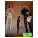 VINTAGE MARX GERONIMO & SAM COBRA ACTION FIGURES