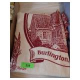 BURLINGTON WI. THROW BLANKET