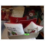 ASST. CHRISTMAS THROW PILLOWS