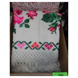 VINTAGE CROSSTITCH THROW (84 x 32), TAPESTRY THROW