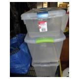 3 STORAGE CONTAINERS