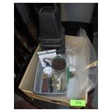 DOOR STOP, SWAG HOOK, HINGES, PLASTIC BAGS, ETC