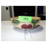 VINTAGE WATT APPLE 3 LEAF BOWL #96