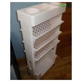 PINK ROLLING UTILITY CART 15 x 6 x 31