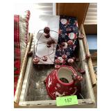 WOVEN BASKET, YANKEE JAR CANDLE COVER, BELLS>>>