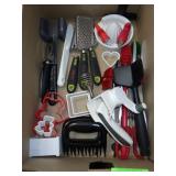 ASST. KITCHEN UTENSILS- GRATERS, MEAT TENDERIZER>>