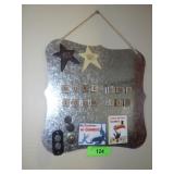 METAL WALL HANGER W/ ASST. MAGNETS