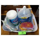 DAWN, HOPE CLOTHS, CLOROX WIPES, SCRUBBIES, ETC