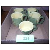VINTAGE SHAWNEE CORN KING MUGS & 1 CUP