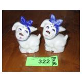 VINTAGE SHAWNEE MUGGSY S&P SHAKERS