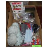 CRAFTING SUPPLIES - YARN, GLUE STICKS, FELT, >>>>>