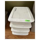 4 STORAGE CONTAINERS