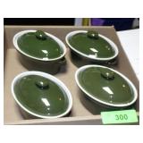 VINTAGE HALL RESTAURANT WARE LIDDED CASSEROLES