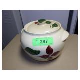 VINTAGE WATT POTTERY STARFLOWER BEAN POT #76?