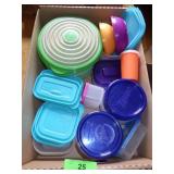 TUPPERWARE BOWLS & SHAKER, ASST. STORAGE>>>>>