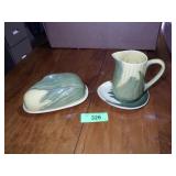 VINTAGE SHAWNEE CORN KING COVERED BUTTER DISH, >>>