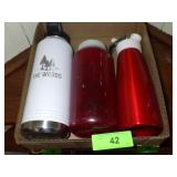 POLAR WATER BOTTLE (APPEARS NEW), CREAM WHIPPER,>>