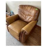 LEATHER RECLINER **BRING HELP**